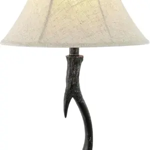 JONATHAN Y JYL6305C Antler 27.5" Rustic Resin LED Table Lamp, Traditional for Bedroom, Living Room, Office, Kids Room, Entryway, College Dorm, Bookcase, LED Bulb Included, Black